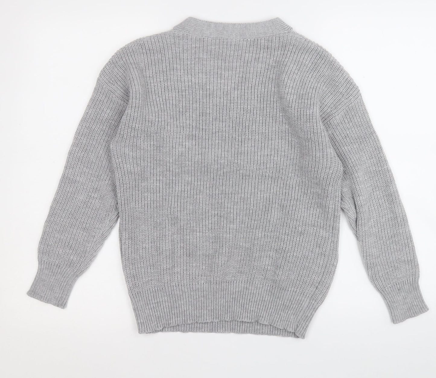 Womens UK Size S Shien Grey Pullover Jumper