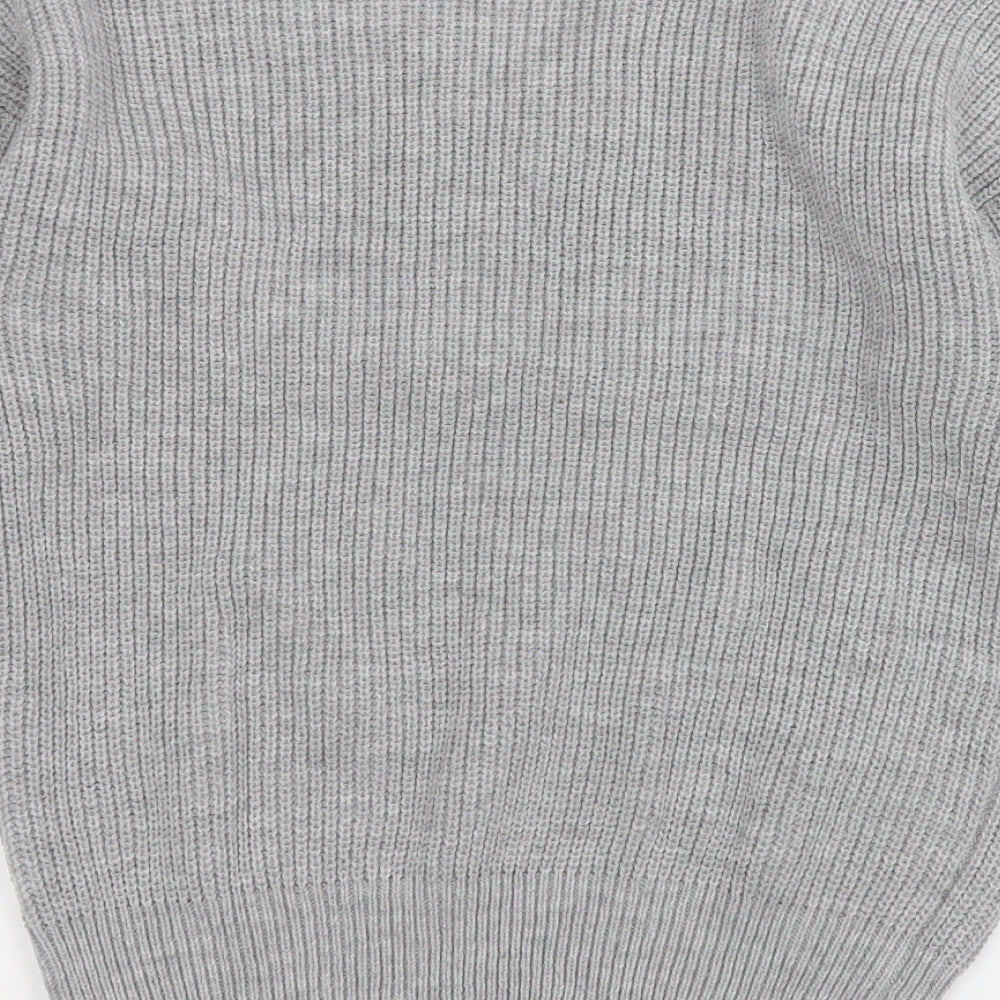 Womens UK Size S Shien Grey Pullover Jumper