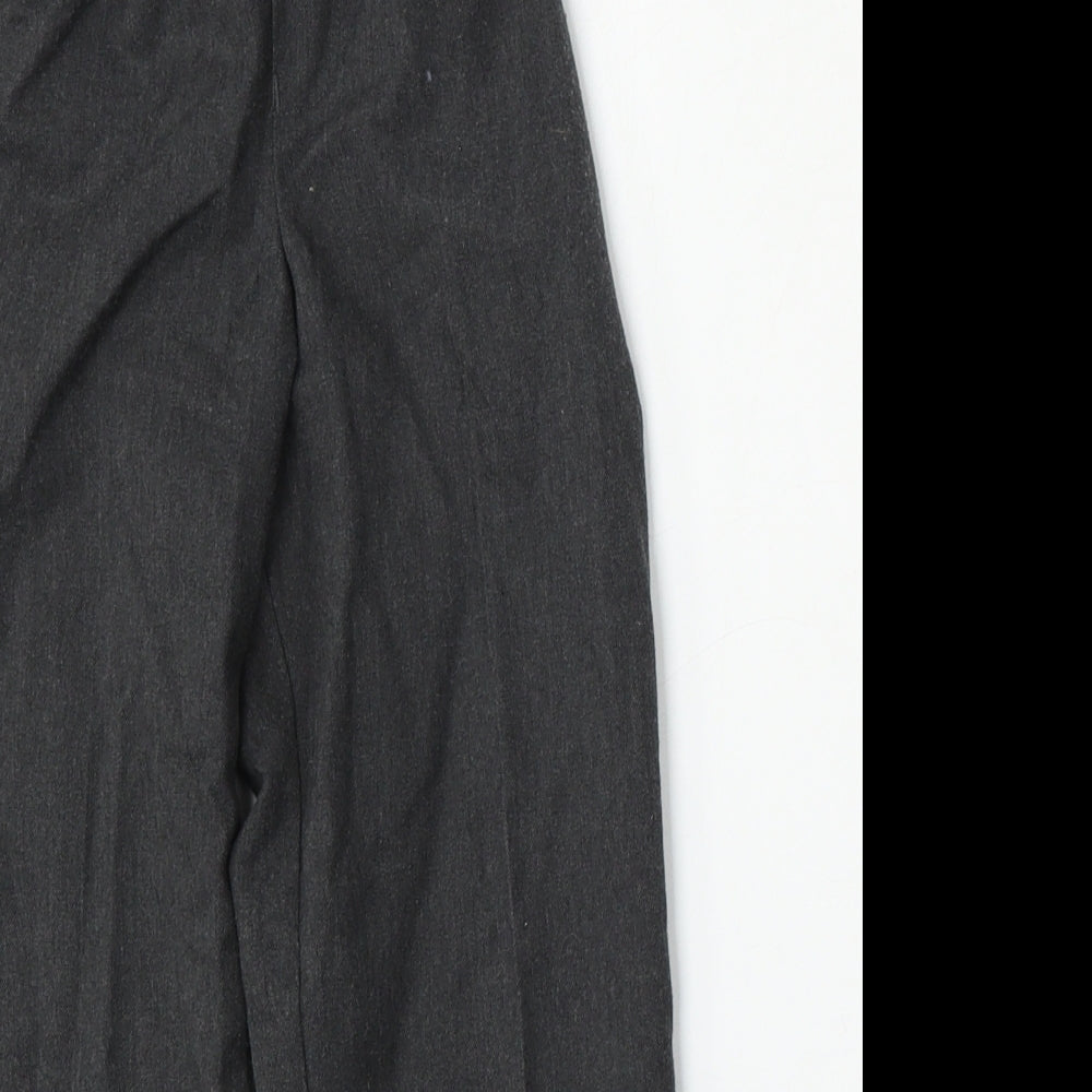 Marks and Spencer Girls Grey  Polyester Capri Trousers Size 6 Years  Regular