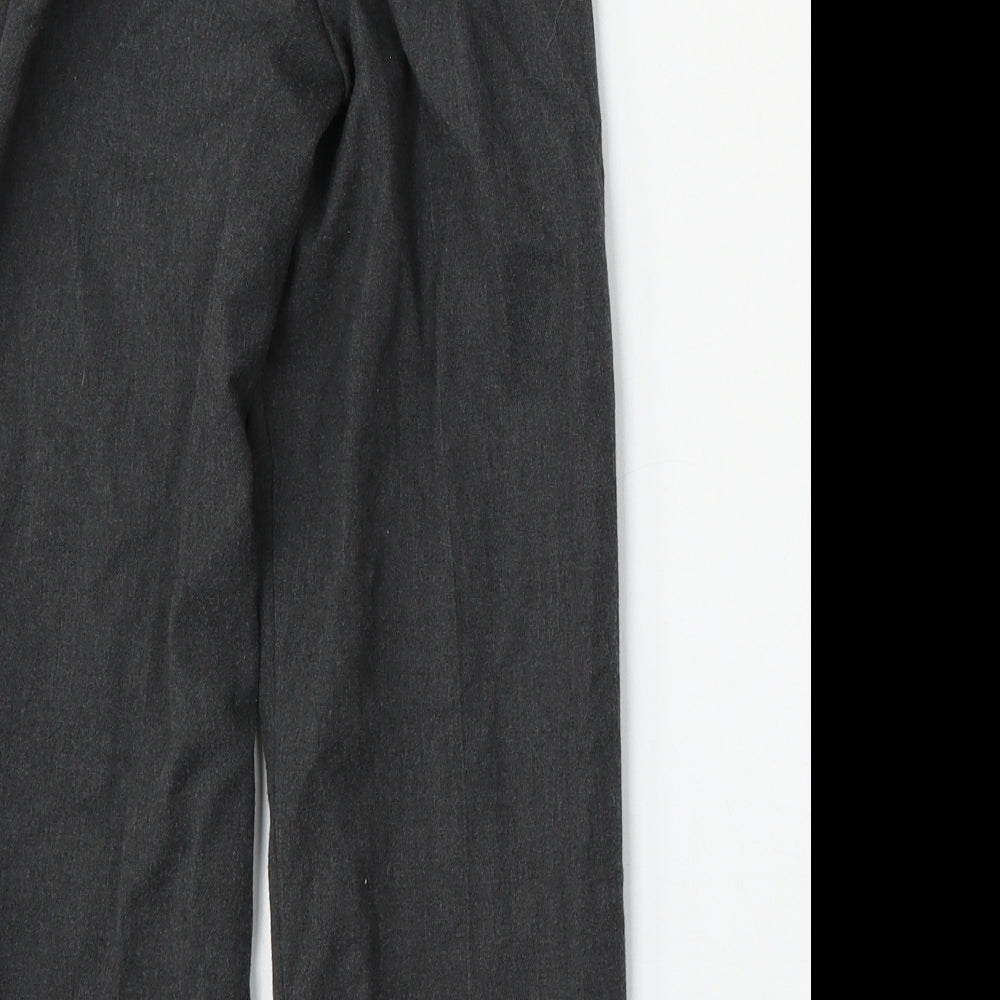 Marks and Spencer Girls Grey  Polyester Capri Trousers Size 6 Years  Regular