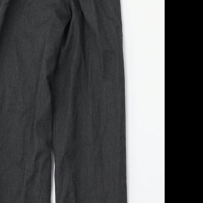 Marks and Spencer Girls Grey  Polyester Capri Trousers Size 6 Years  Regular