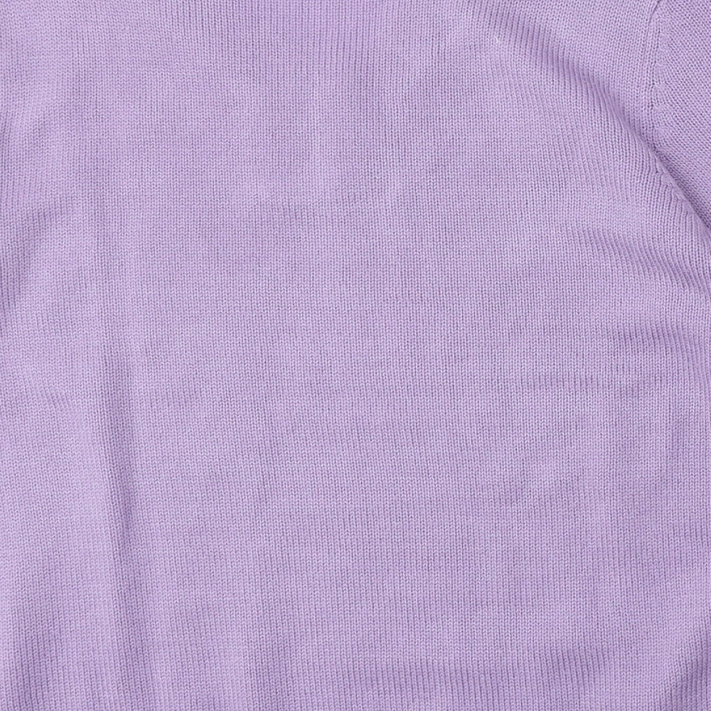 Womens UK Size 14 Preworn Purple Pullover Jumper