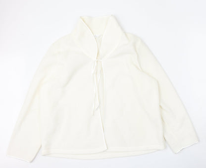 Womens UK Size 16 BM Beige Cardigan Jumper