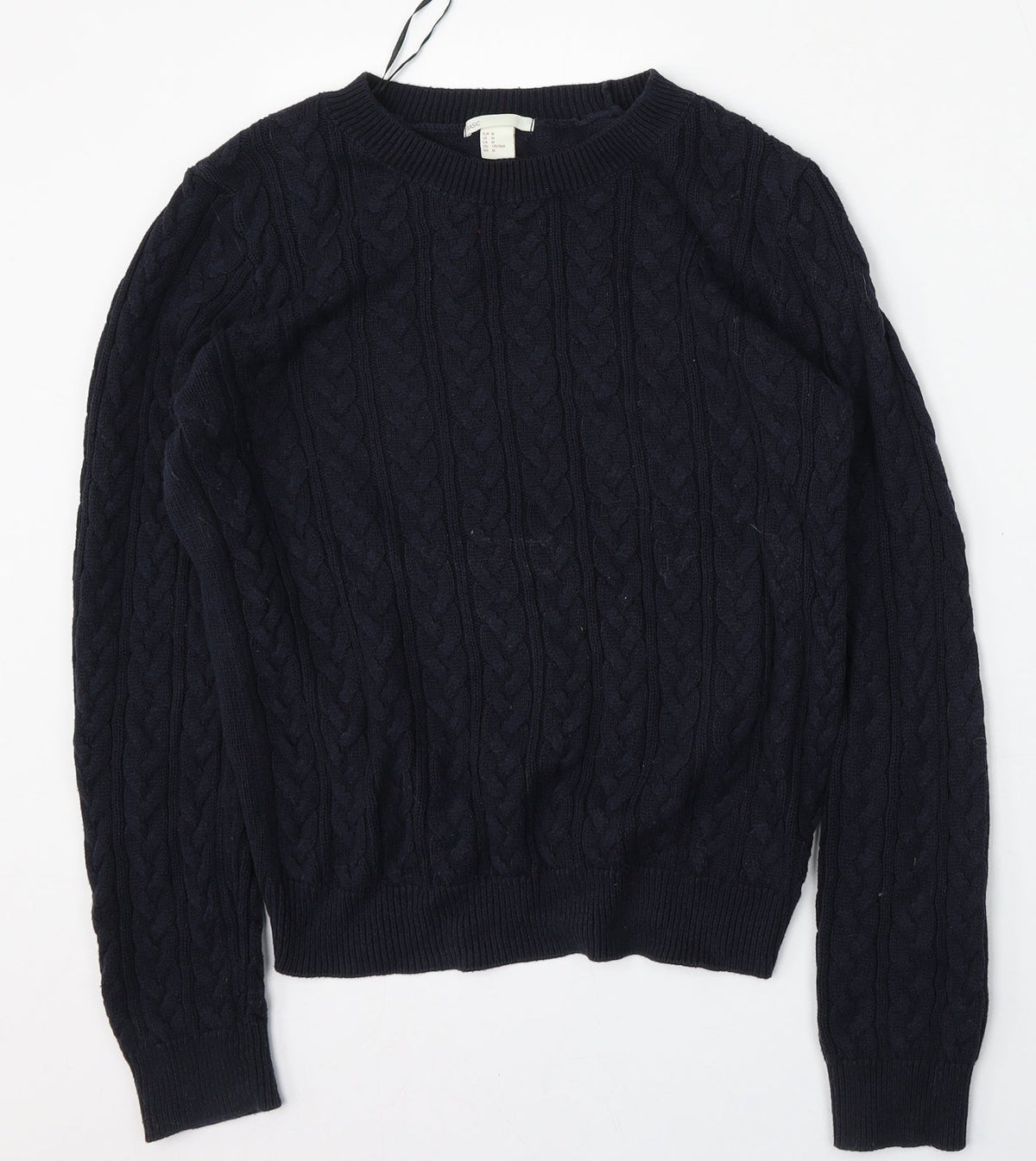 Womens UK Size M H&M Blue Pullover Jumper