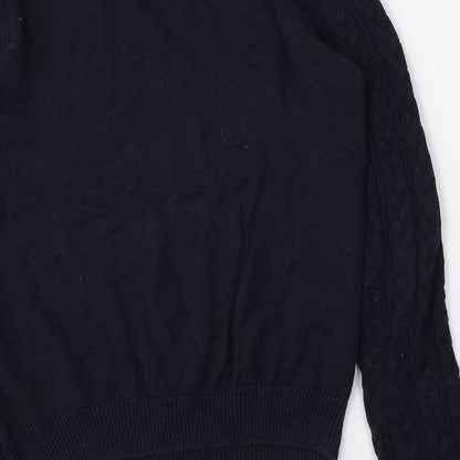 Womens UK Size M H&M Blue Pullover Jumper