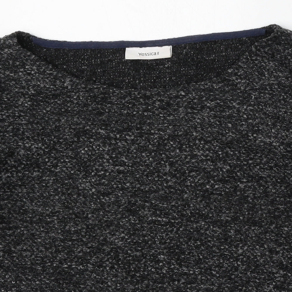 Womens UK Size L Yessica Grey Pullover Jumper