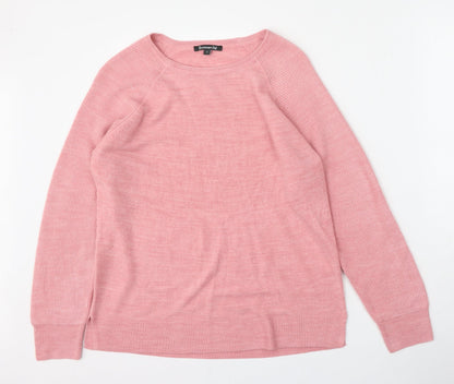 Womens UK Size S Bonmarché Pink Pullover Jumper