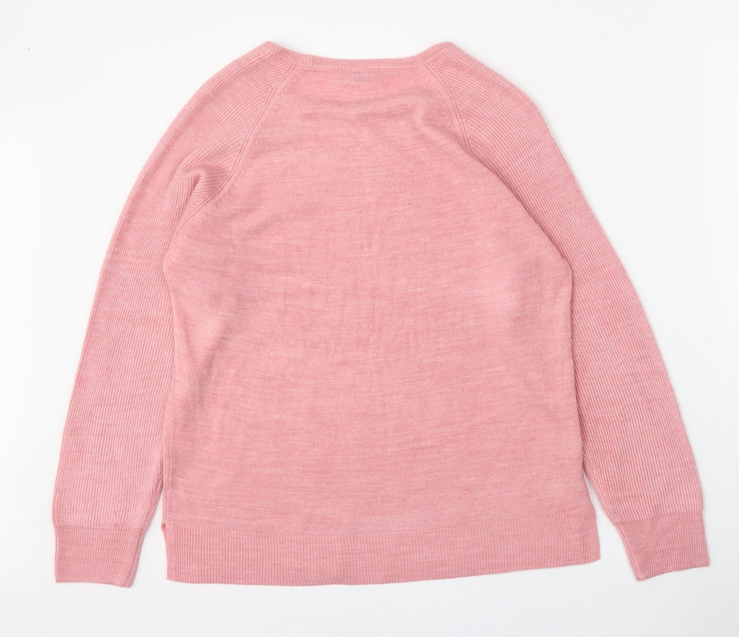 Womens UK Size S Bonmarché Pink Pullover Jumper