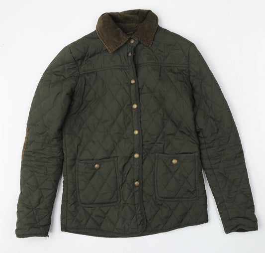 Denim Co Womens Green   Jacket  Size 8  Zip