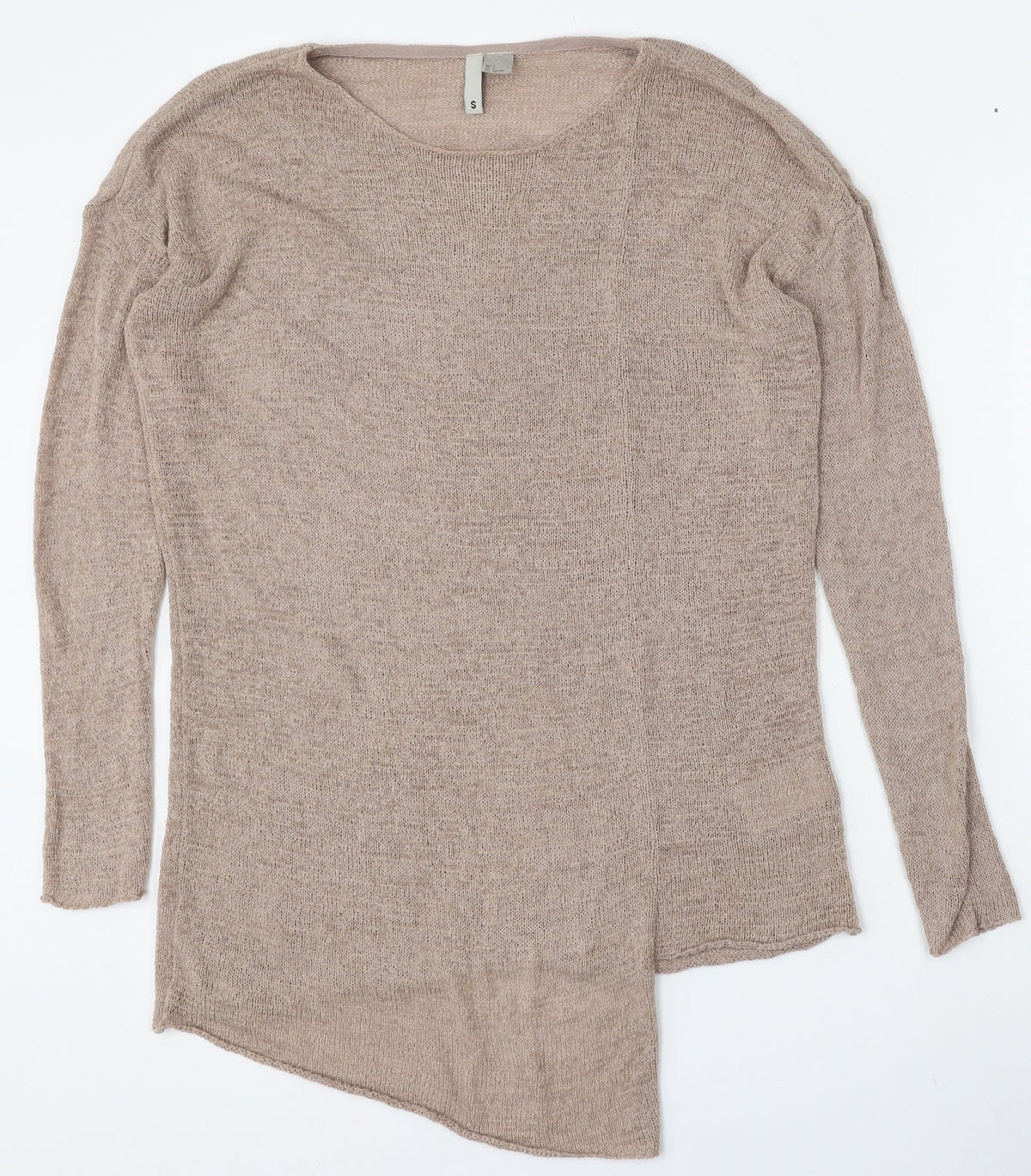 Womens UK Size S Divided by H&M Beige Pullover Jumper