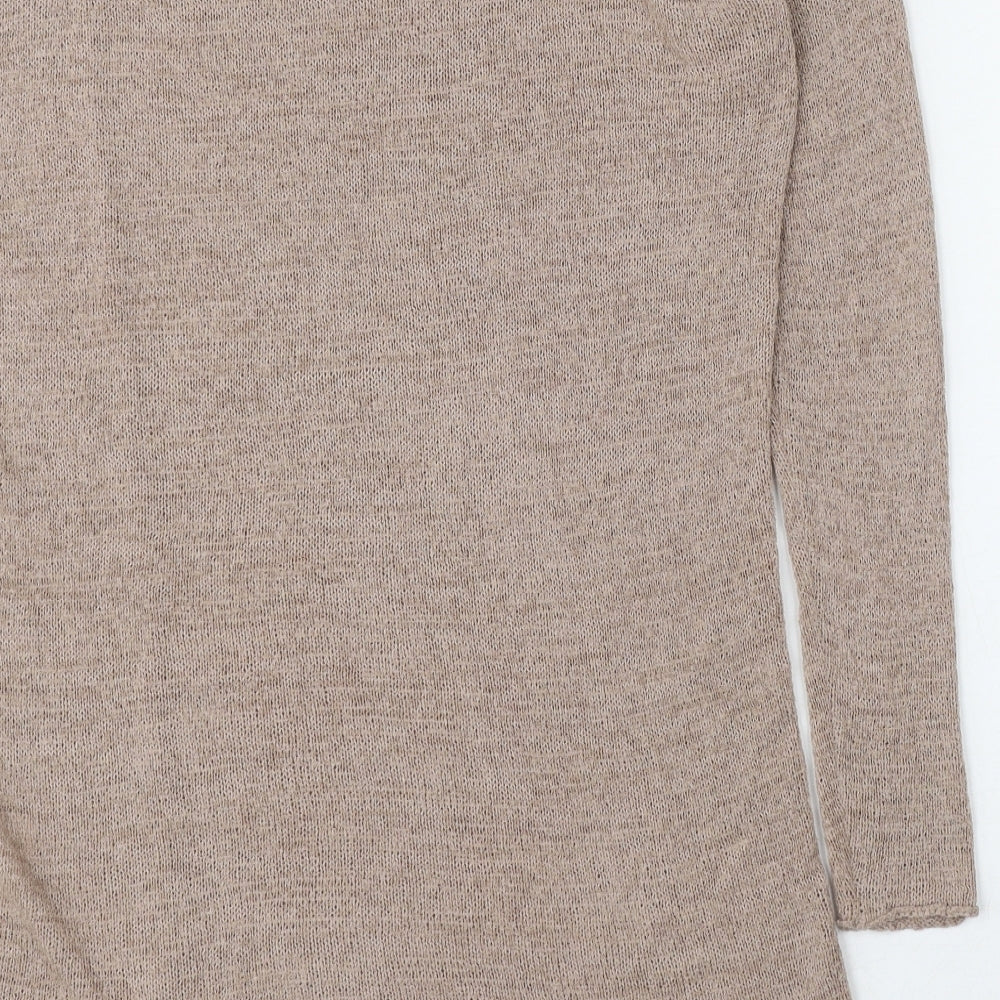 Womens UK Size S Divided by H&M Beige Pullover Jumper