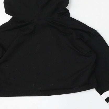 Fancyoube Girls Black  Cotton Pullover Hoodie Size 10-11 Years  Tie - Among us