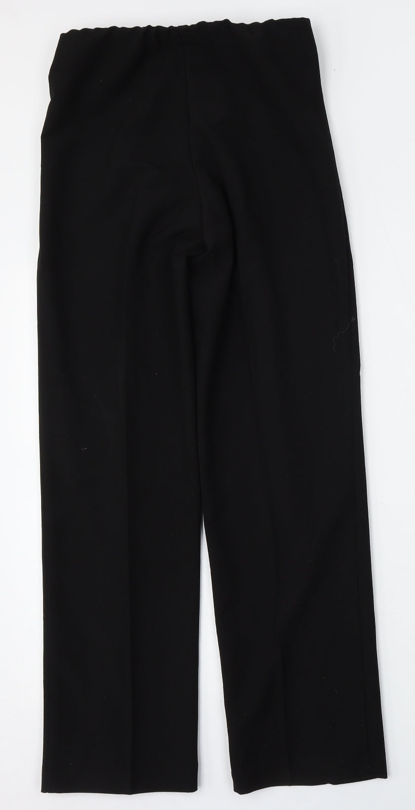 Classic Womens Black  Polyester Trousers  Size 8 L28 in Regular