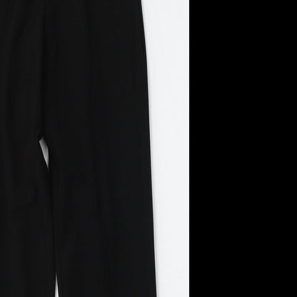 Classic Womens Black  Polyester Trousers  Size 8 L28 in Regular