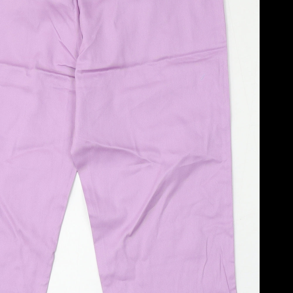 Womens UK Size 16 Damart Regular Fit  Purple Trousers