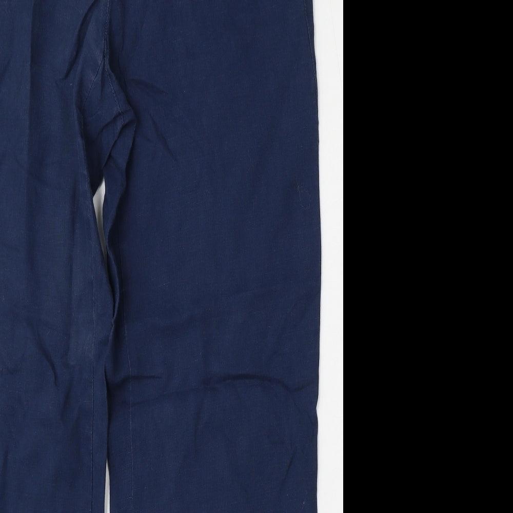 Womens UK Size 36 Preworn Regular Fit  Blue Trousers