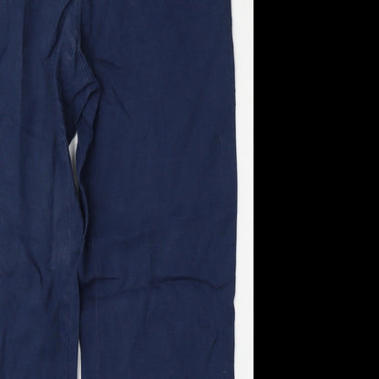 Womens UK Size 36 Preworn Regular Fit  Blue Trousers