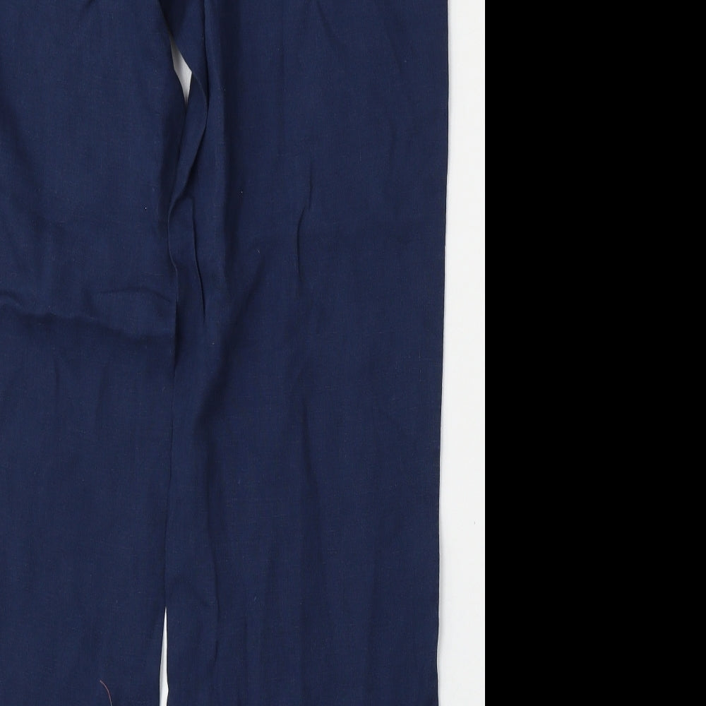Womens UK Size 36 Preworn Regular Fit  Blue Trousers