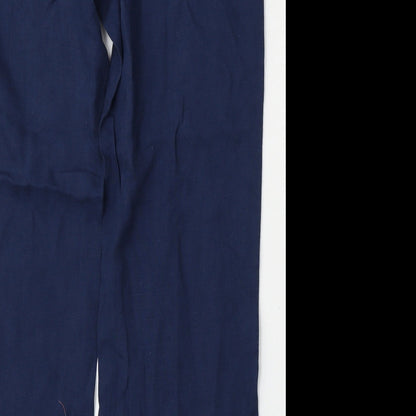 Womens UK Size 36 Preworn Regular Fit  Blue Trousers