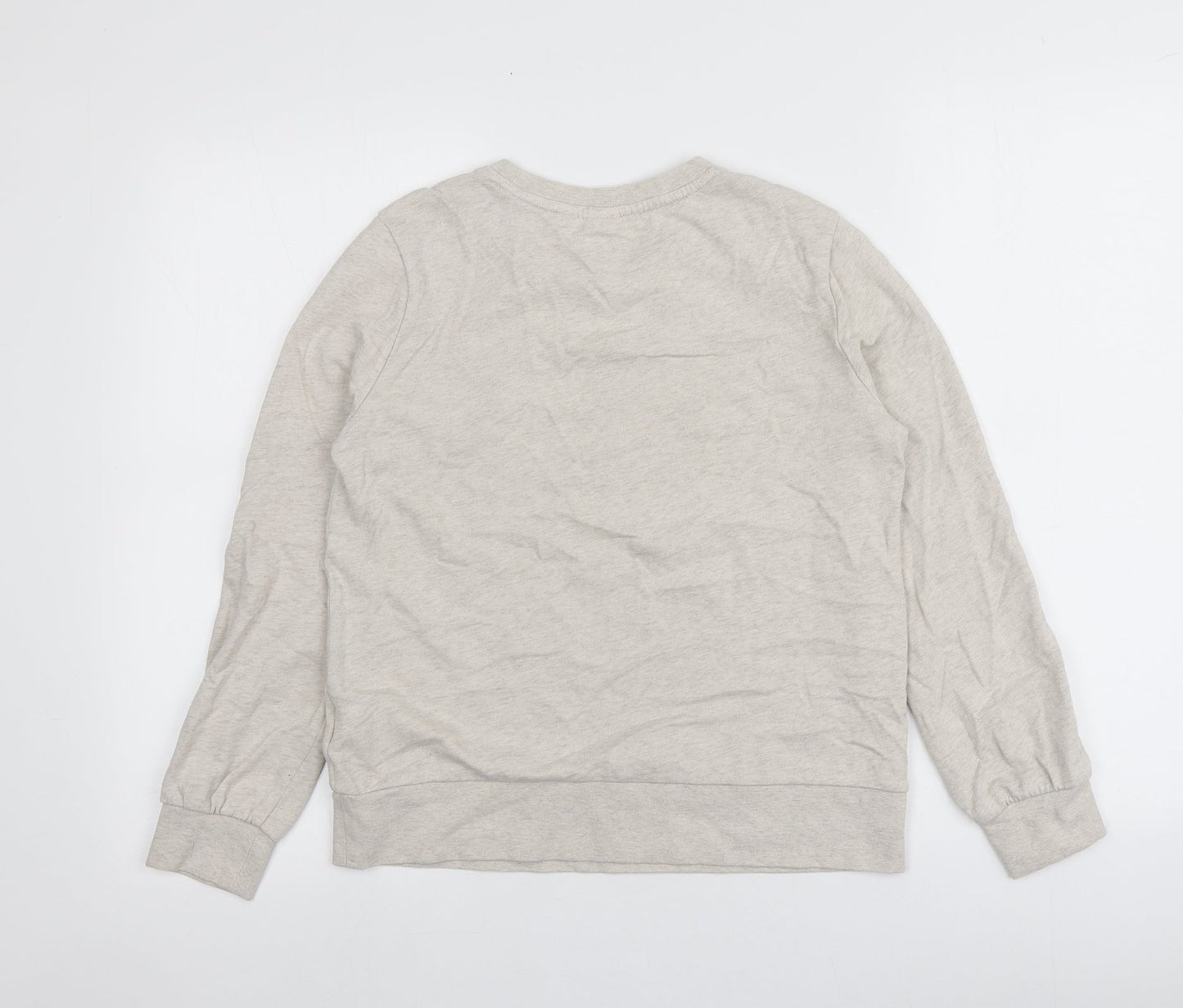 Gap Girls Grey Geometric 100% Cotton Pullover Sweatshirt Size 12-13 Years