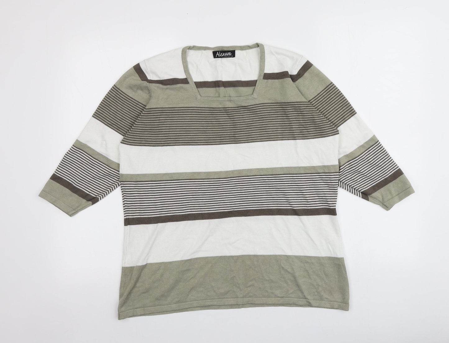 Womens UK Size XL Alexara Multicoloured Pullover Jumper