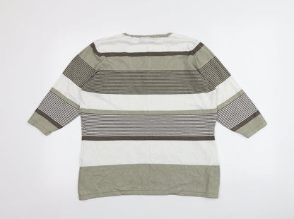 Womens UK Size XL Alexara Multicoloured Pullover Jumper