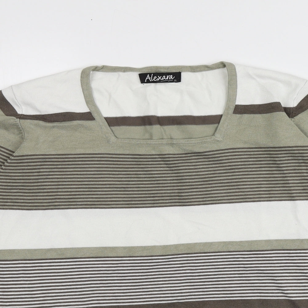 Womens UK Size XL Alexara Multicoloured Pullover Jumper