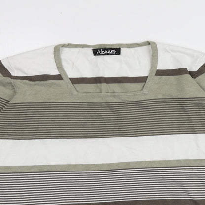 Womens UK Size XL Alexara Multicoloured Pullover Jumper