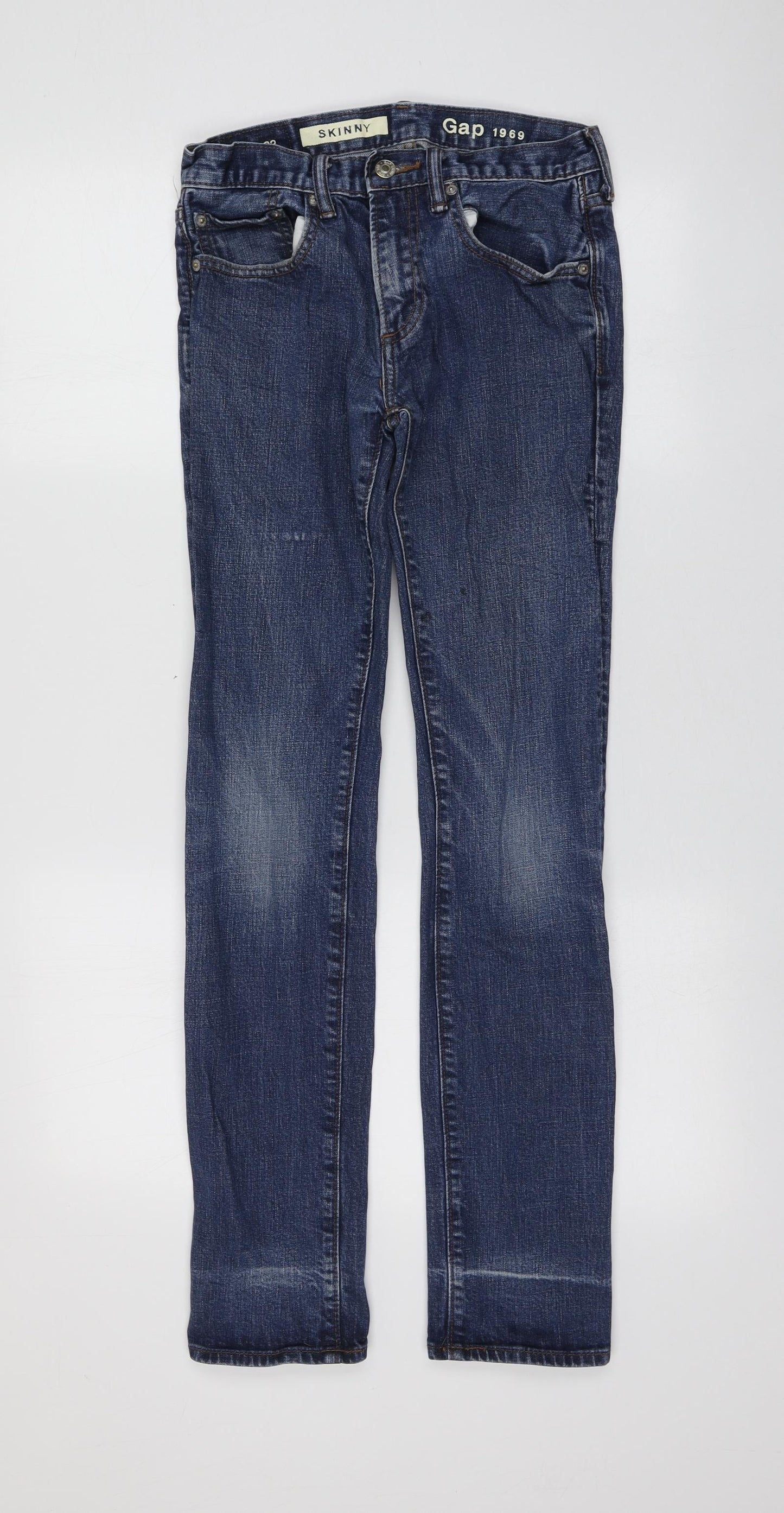 Gap Womens Blue  Cotton Skinny Jeans Size 28 L30 in Regular