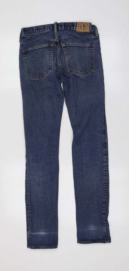 Gap Womens Blue  Cotton Skinny Jeans Size 28 L30 in Regular