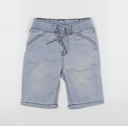Dunnes Stores Boys Blue  Cotton Cargo Jeans Size 12-18 Months