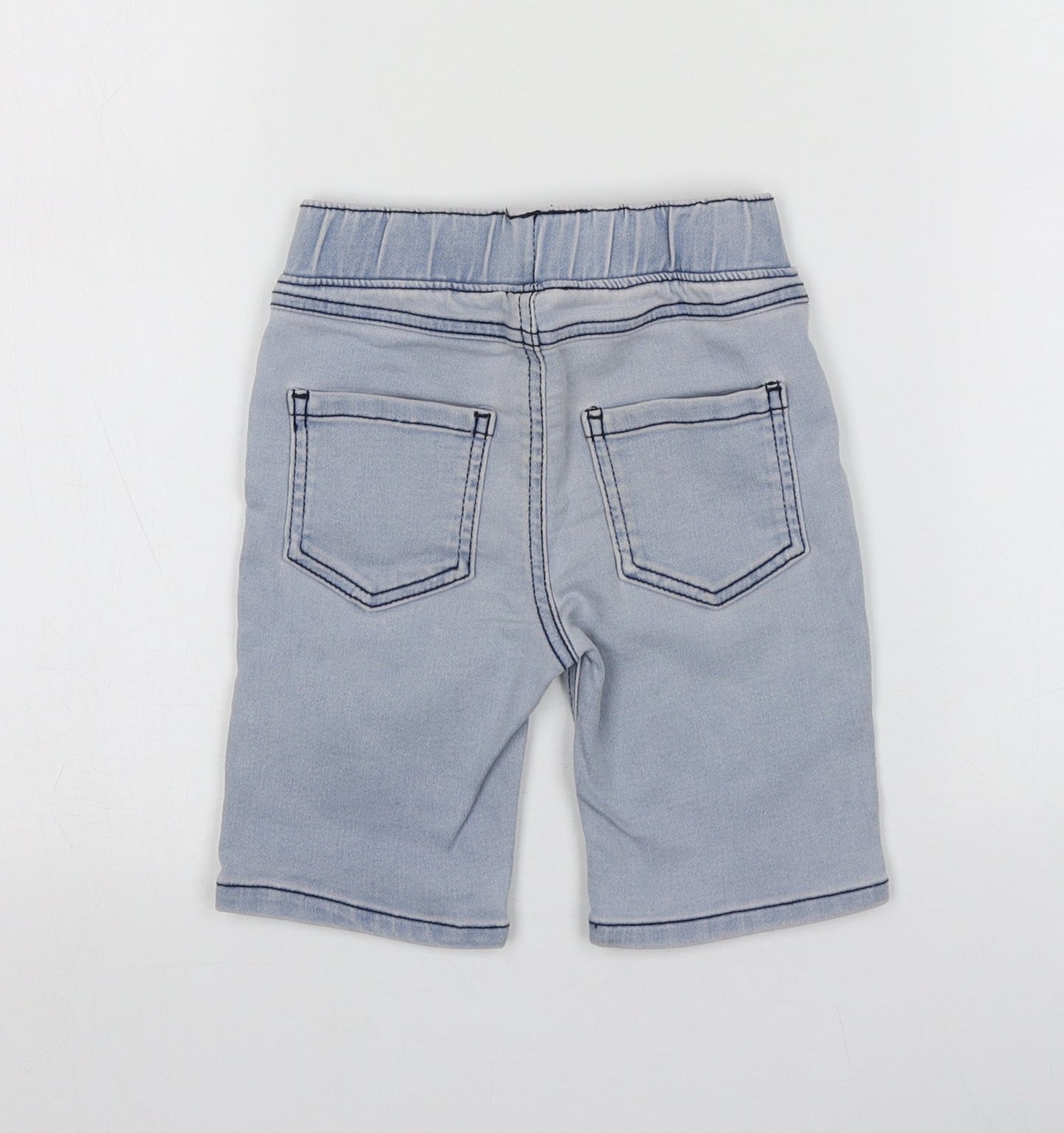 Dunnes Stores Boys Blue  Cotton Cargo Jeans Size 12-18 Months