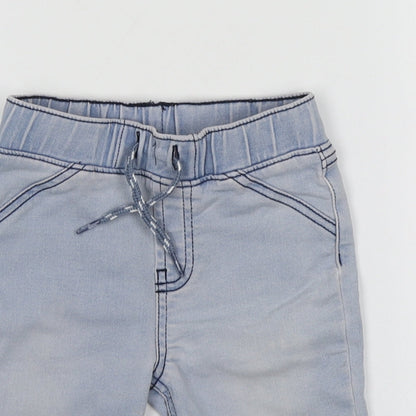 Dunnes Stores Boys Blue  Cotton Cargo Jeans Size 12-18 Months