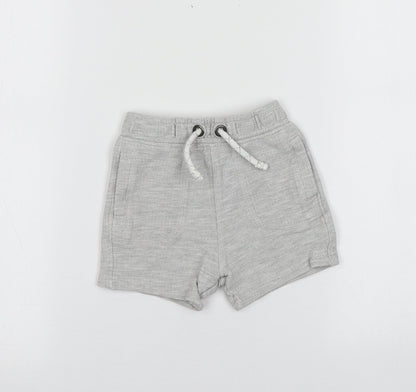 TU Boys Grey Ikat Cotton Capri Trousers Size 12 Months