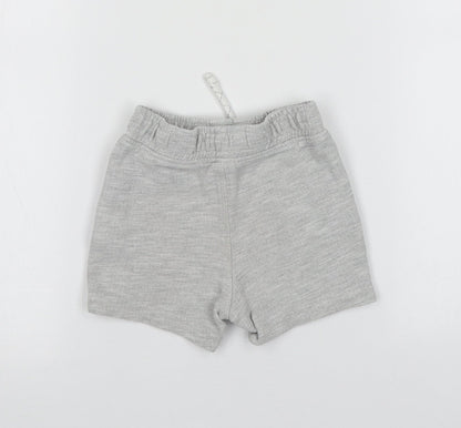 TU Boys Grey Ikat Cotton Capri Trousers Size 12 Months