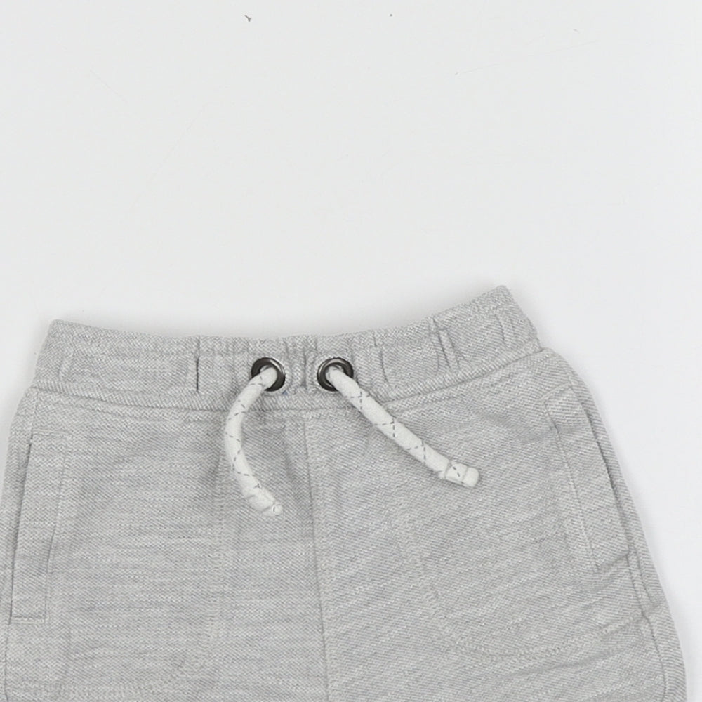 TU Boys Grey Ikat Cotton Capri Trousers Size 12 Months