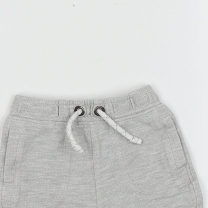 TU Boys Grey Ikat Cotton Capri Trousers Size 12 Months