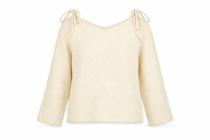 Womens UK Size L Papaya White Pullover Jumper