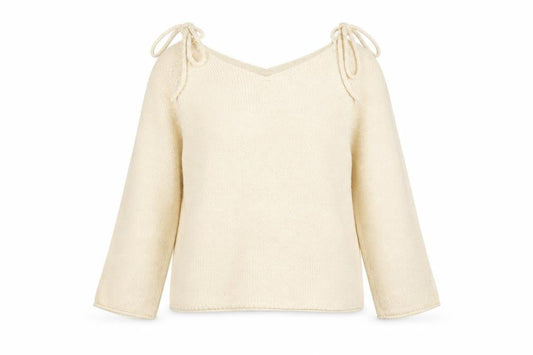 Womens UK Size L Papaya White Pullover Jumper