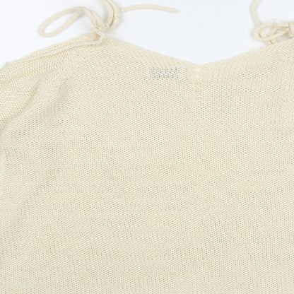 Womens UK Size L Papaya White Pullover Jumper