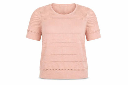 Womens UK Size M Preworn Pink Basic T-Shirt