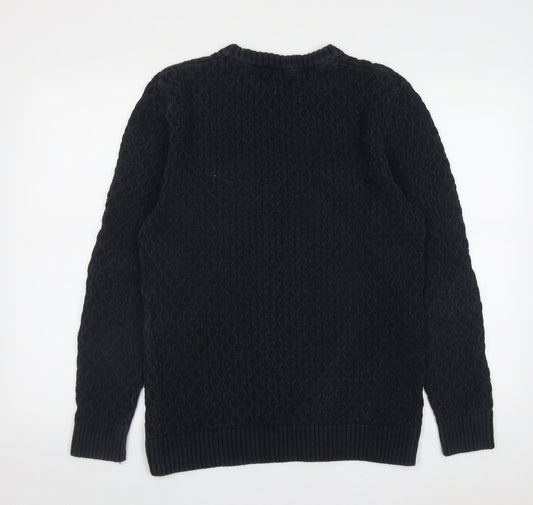 Womens UK Size M H&M Blue Pullover Jumper
