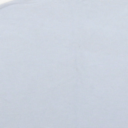 F&F Womens Blue Square Neck  Viscose Pullover Jumper Size 16