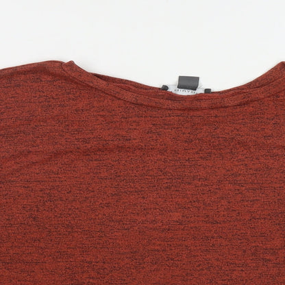 Primark Womens Brown Round Neck  Polyester Pullover Jumper Size L   - Size 14-16