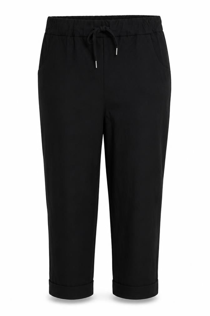 Womens UK Size 3XL Preworn Regular Fit  Black Trousers
