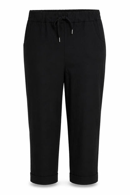 Womens UK Size 3XL Preworn Regular Fit  Black Trousers