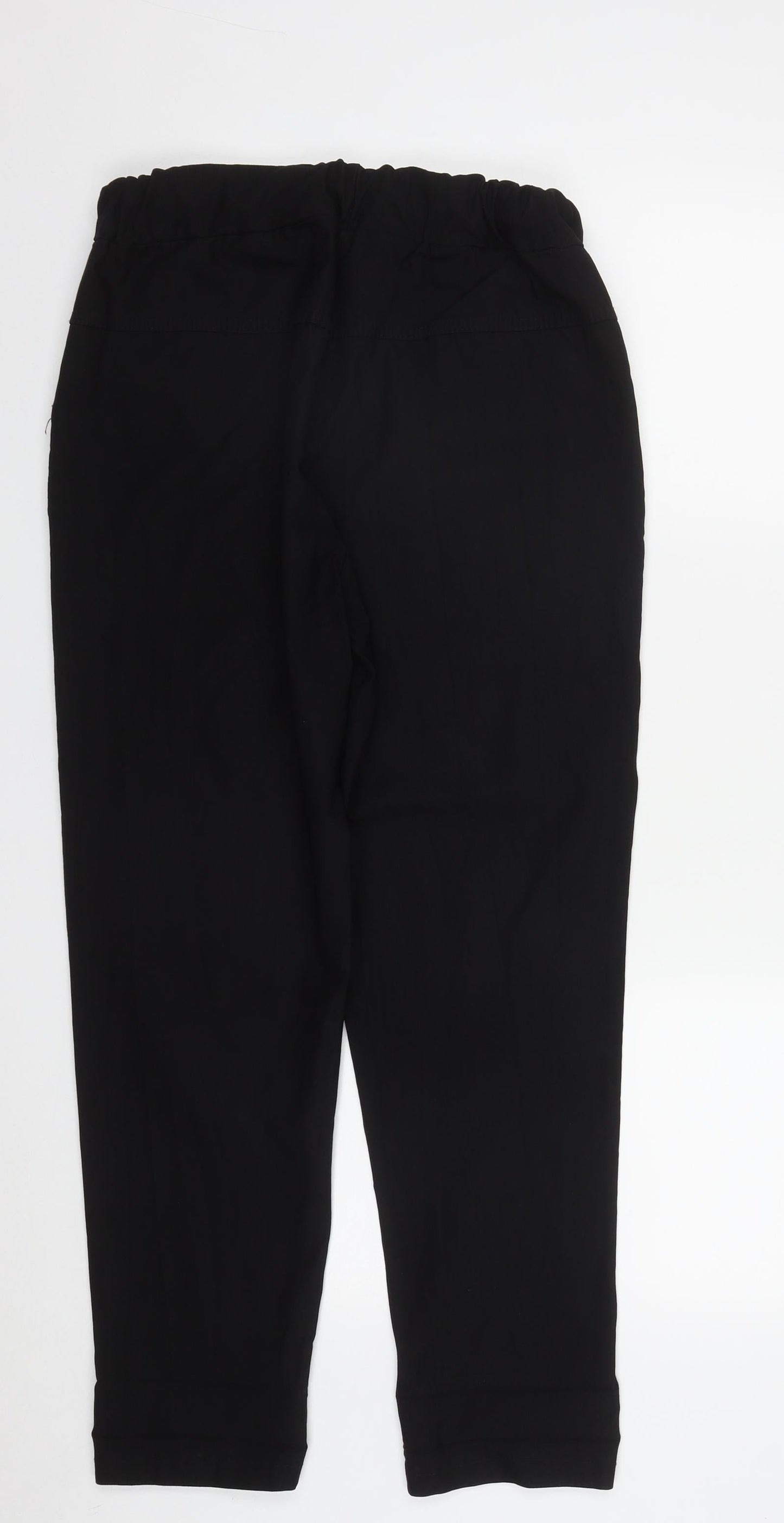 Womens UK Size 3XL Preworn Regular Fit  Black Trousers