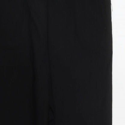 Womens UK Size 3XL Preworn Regular Fit  Black Trousers