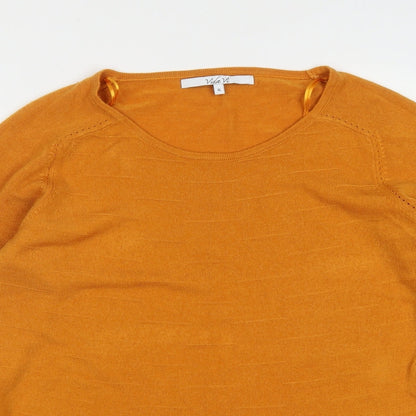 Womens UK Size XL Vida VI Yellow Pullover Jumper