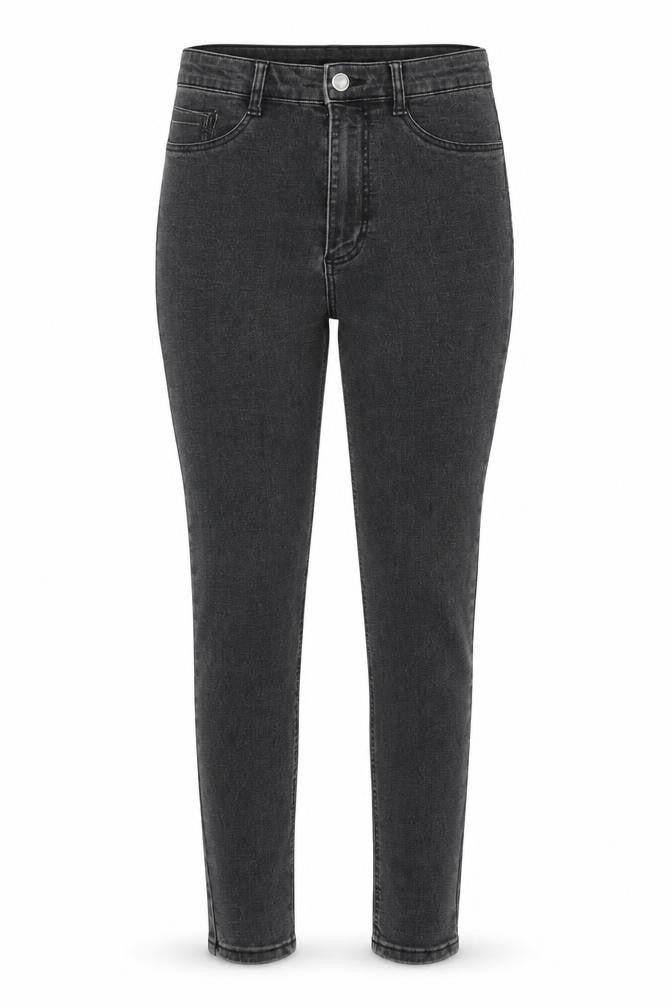 Womens UK Size 8 Zara Regular Fit Straight Black Jeans